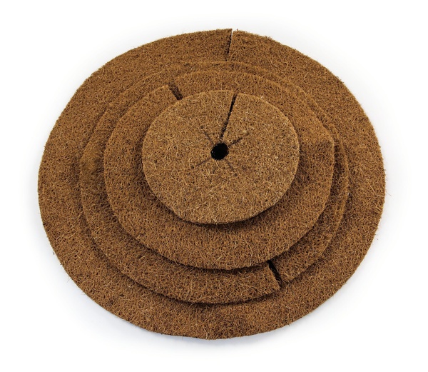 Coir fiber fabrics